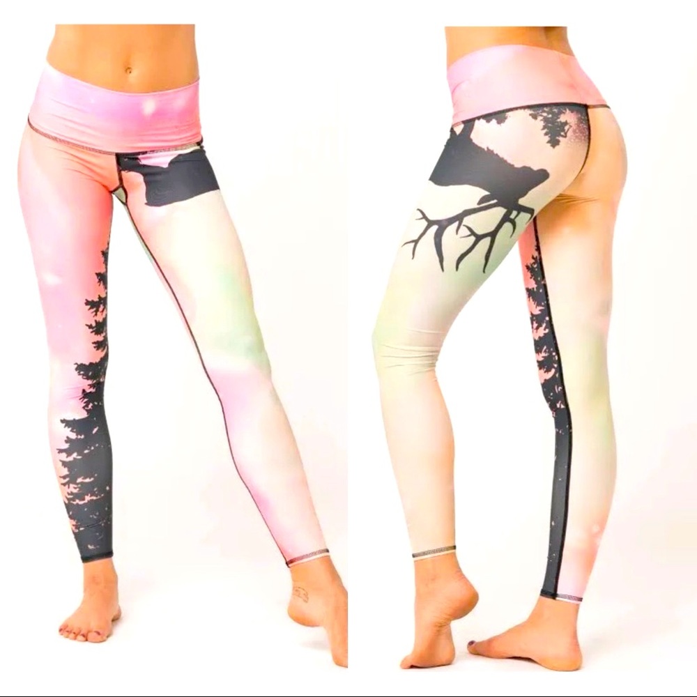 Teeki Northern Lights Leggings Small